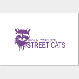 Street Cats_raccoon Posters and Art
